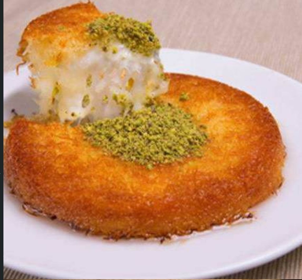 Fıstıklı künefe tabağı